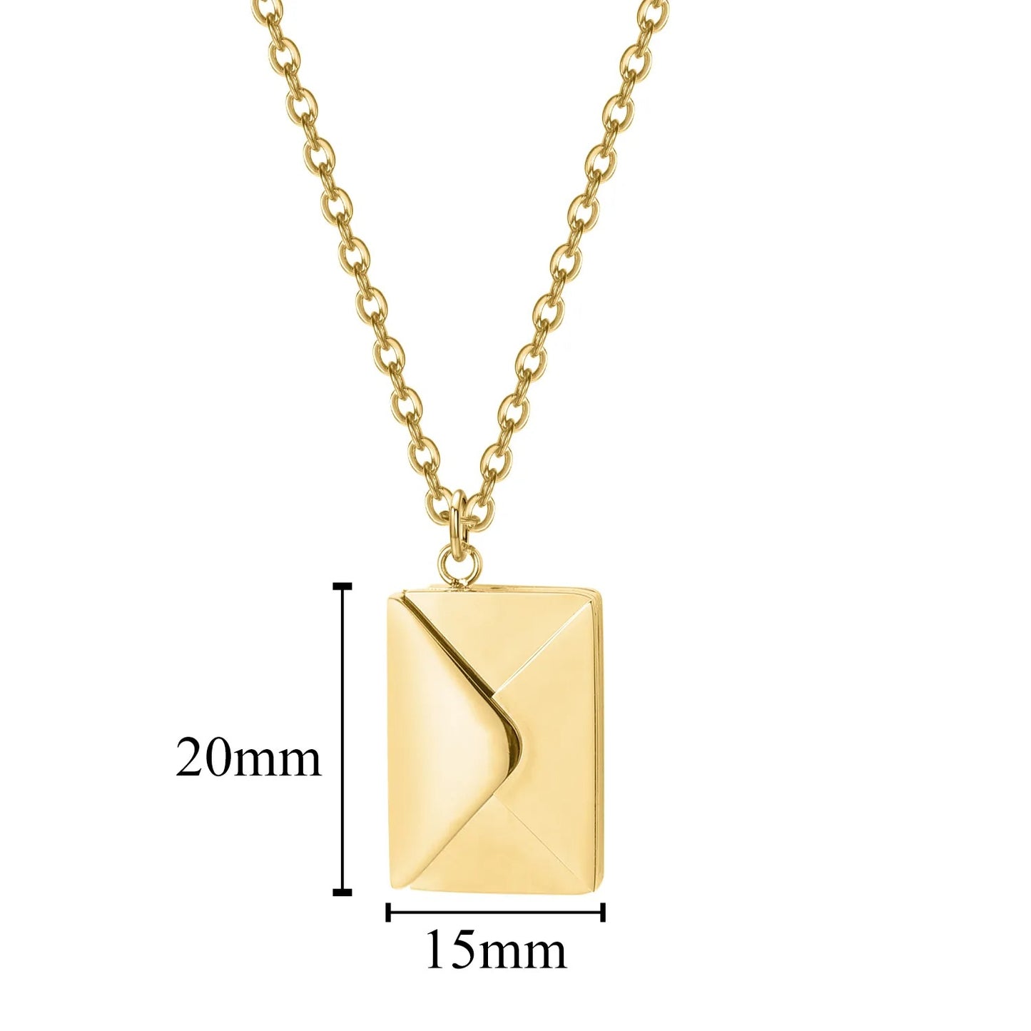 Custom Envelope Necklace