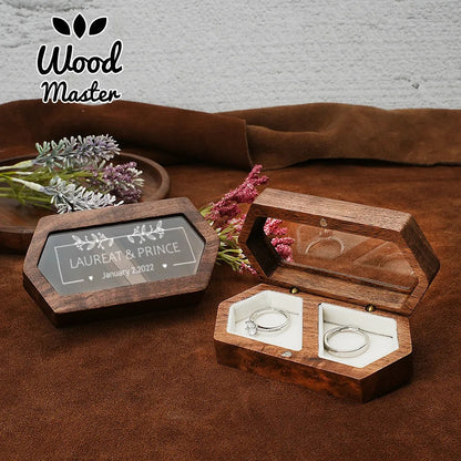 Personalized Wedding Ring Box