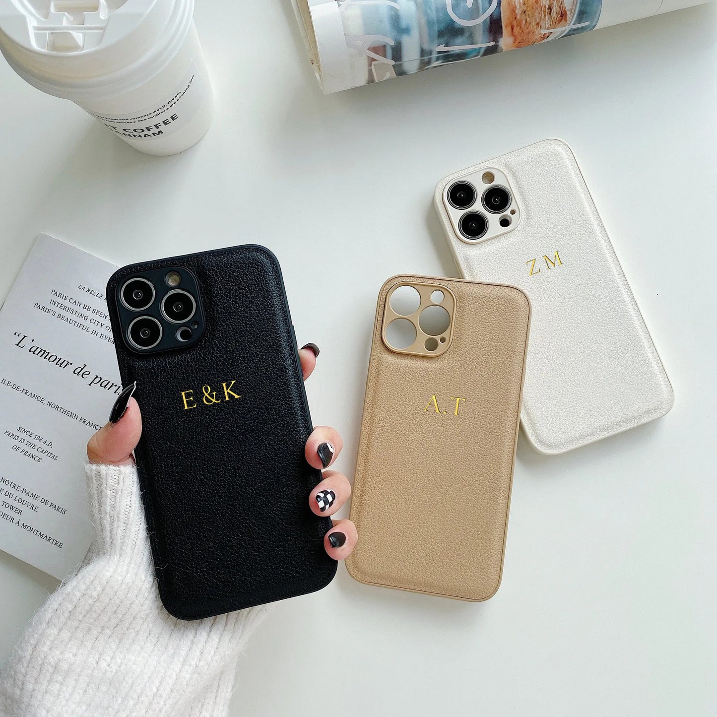 Luxury Personalised Case For iPhone 15 and 14 Series