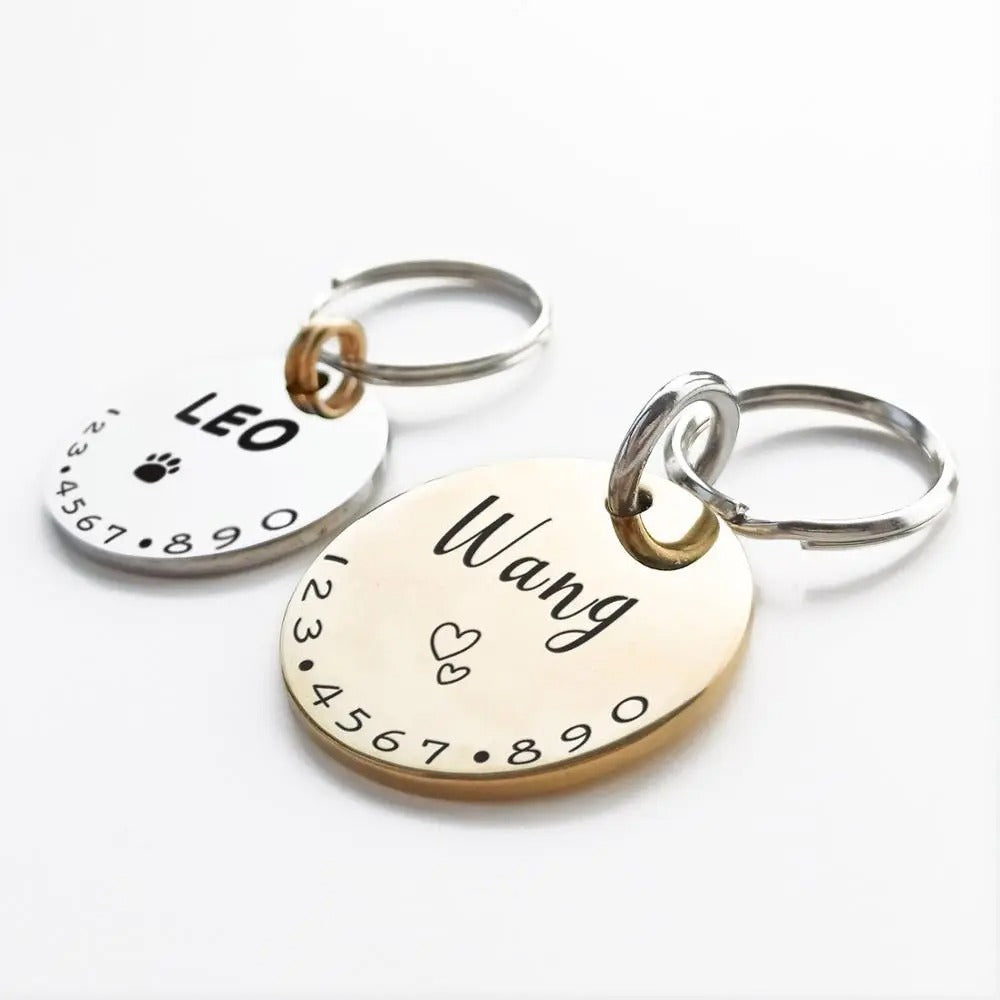 Pet Perfection: Custom Engraved ID Tag